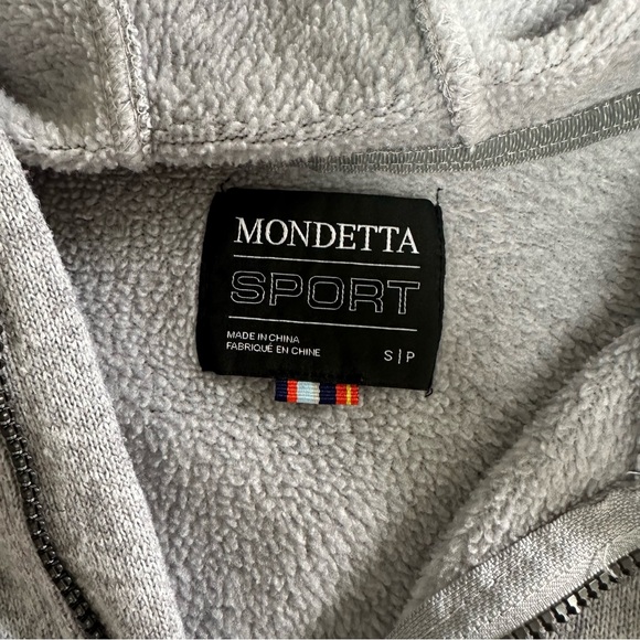 Mondetta Sport Gray Zipper Front Long Sleeve Coat Jacket, Small - Picture 6 of 9